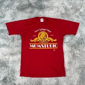 Vintage 80’s Jerzees MGM Studio Metro Red T Shirt